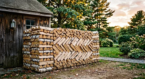 Укладка дров в Пензе, улица Цветочная, 18